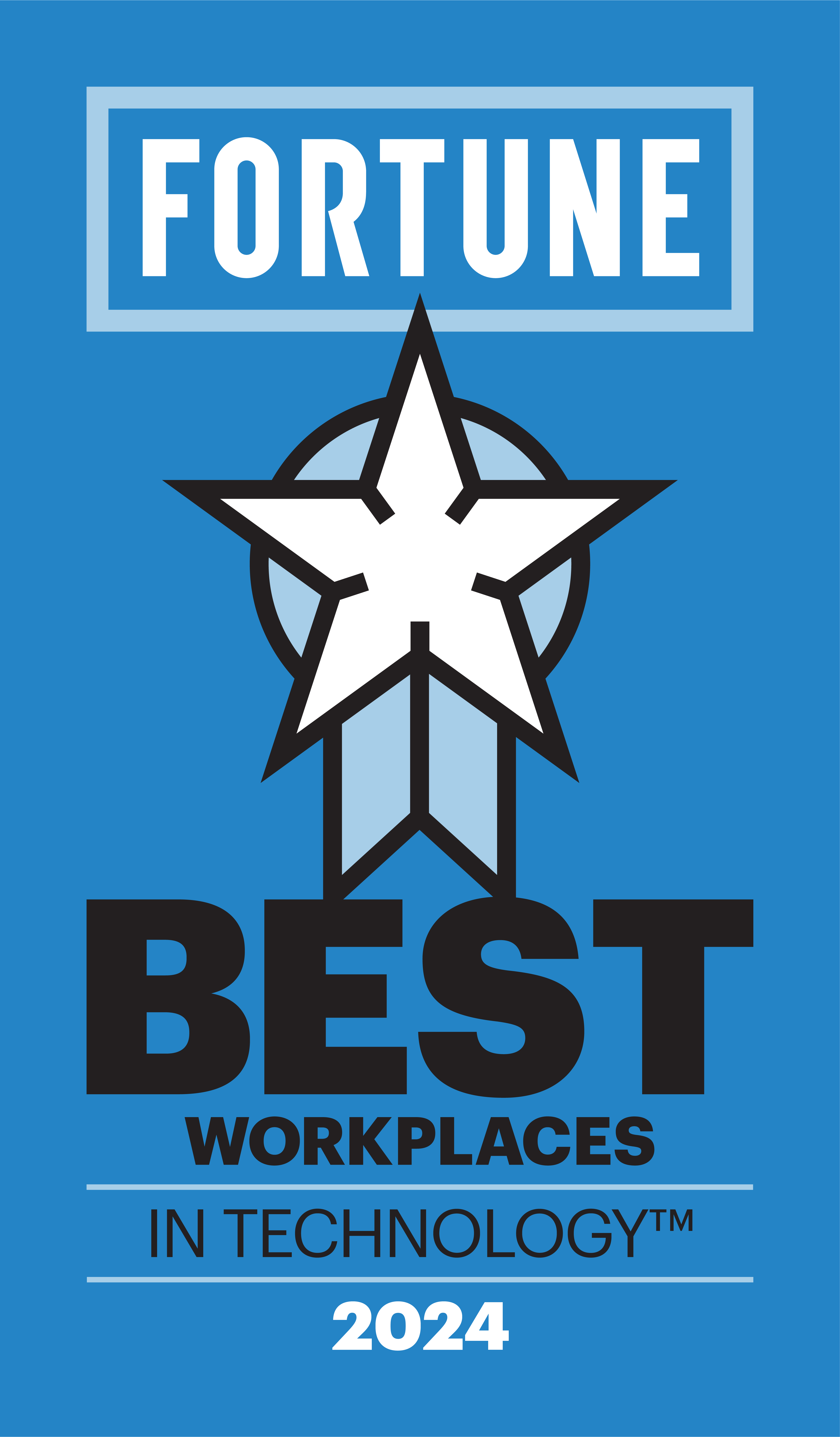 Fortune Top 100 – Beste Arbeitsplätze in der Technologiebranche™️ 2023